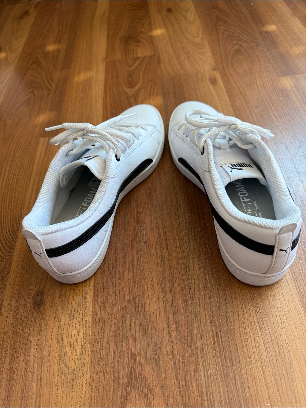 Puma Women’s White Sneakers - Picture 3 of 3